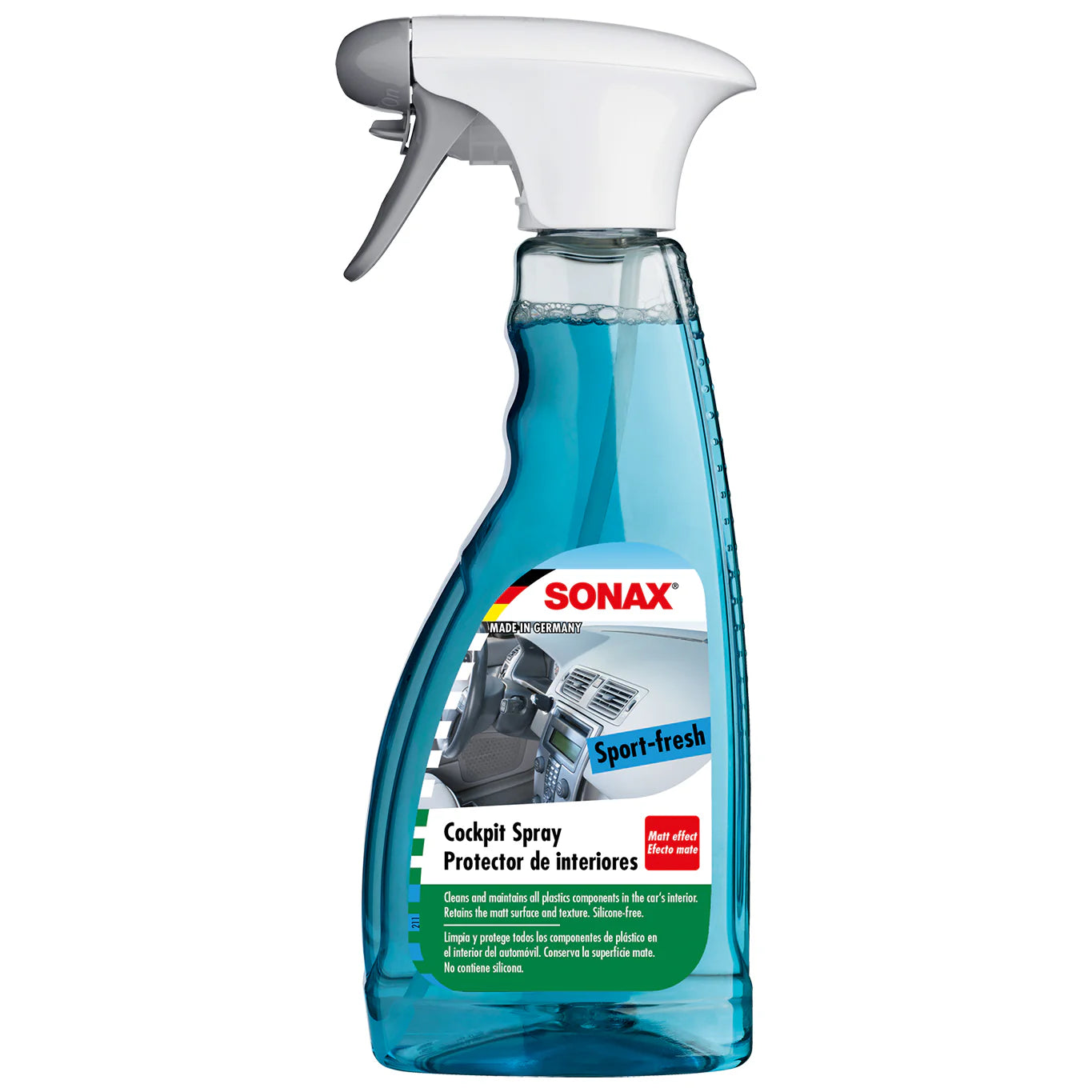 SONAX - Cockpit Spray Matt Effect Sport Fresh (500ml)